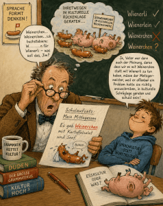 Franz Trachsel - Wienerli - Wienerlein - Humoreske - Glarean Magazin Franz Trachsel - Wienerli - Wienerlein - Humoreske - Glarean Magazin