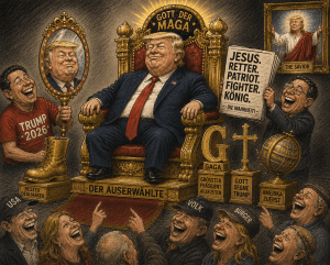 Donald Trump - Karikatur 2026 - Satire - Glarean Magazin