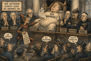 Walter Eigenmann - Die Satire - Essay - Glarean Magazin