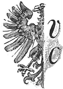 Der halbierte Adler (= Ad) und die zwei Buchstaben vo = Advo... - Rebus Exkurs Glarean Magazin