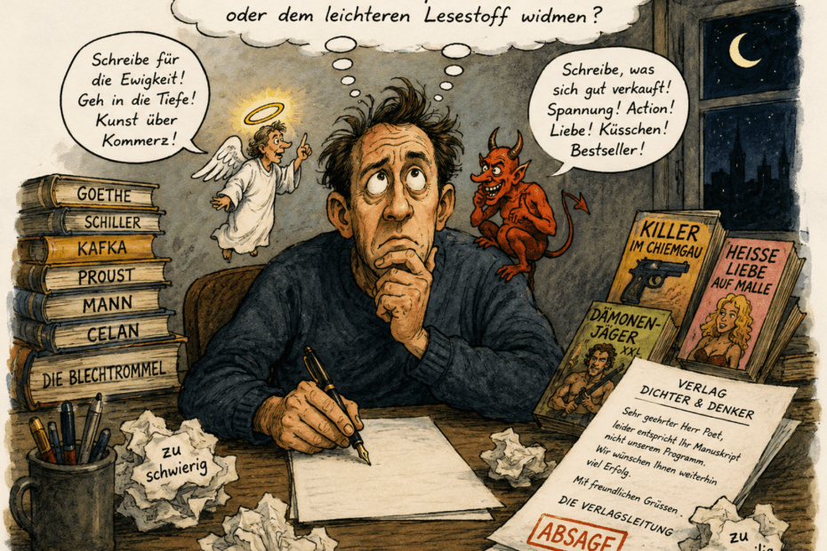 Georg Schwikart - Dichtersorgen - Satire - Glarean Magazin