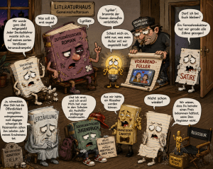 Herbert Friedmann - Im Literaturhaus - Satire - Glarean Magazin