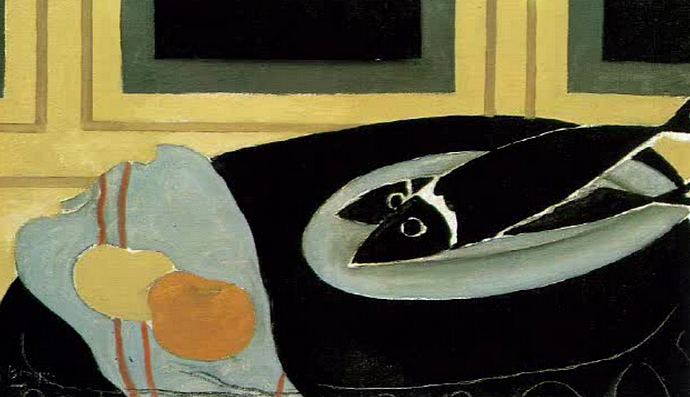 George Braque - Der Fisch - Gemälde - Glarean Magazin