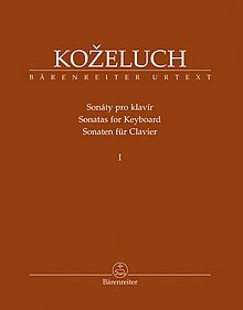 Kozeluch - Sonaten für Clavier - Band 1 - Bärenreiter Urtext