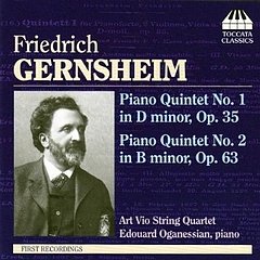 Friedrich Gernsheim - Klavier-Quintett Nr. 1 op. 35 - Klavier-Quintett Nr. 2 op. 63