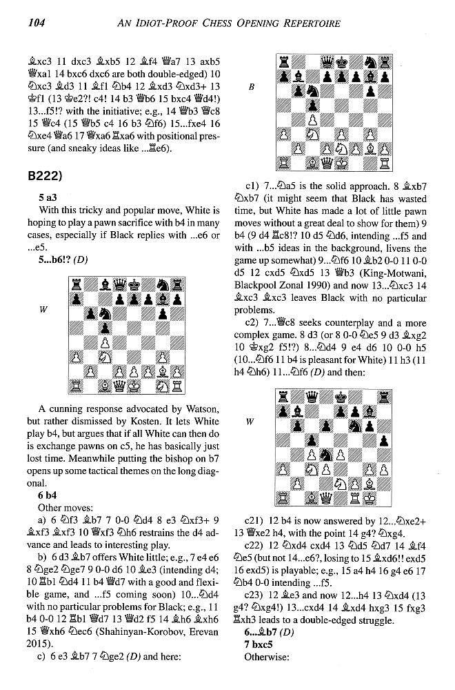Graham Burgess - An Idiot-Proof Chess Opening Repertoire - Leseprobe - Schach-Rezensionen - Glarean Magazin