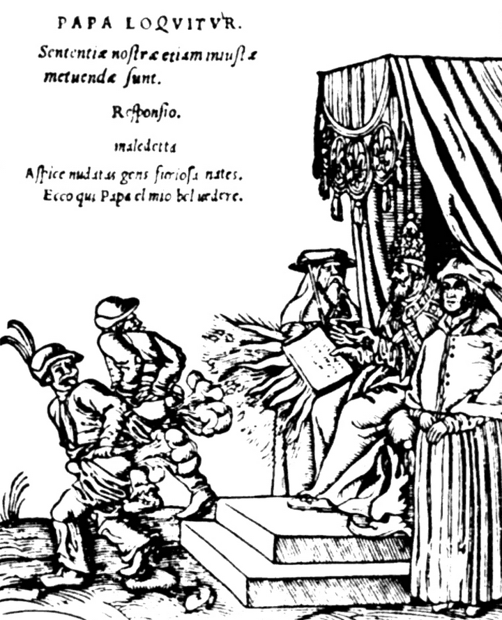 Lucas Cranach 1545 - Furzen auf die Obrigkeit - Glarean Magazin