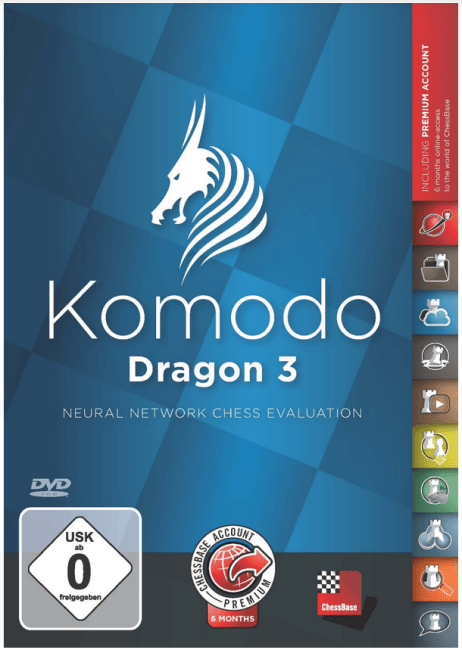 Komodo Dragon 3 - Chessbase - Cover - Mai 2022 - Schach-Rezensionen GLAREAN MAGAZIN
