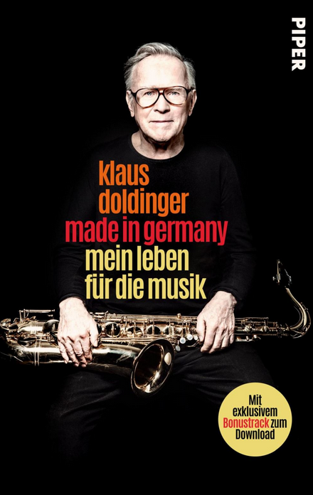 Klaus Doldinger - Made in Germany - Mein Leben für die Musik - Cover - Piper Verlag - Rezension im GLAREAN MAGAZIN