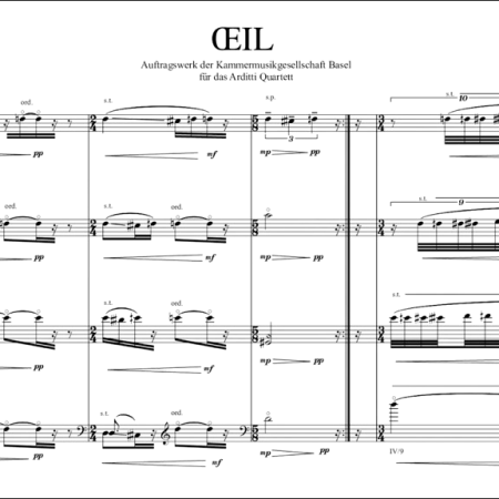 Oeil - Streichquartett - Zitat - Jannik Giger - Glarean Magazin 2024