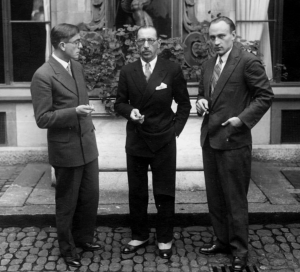 Paul Sacher mit Conrad Beck und Igor Strawinsky - 1930 Basel - Glarean Magazin