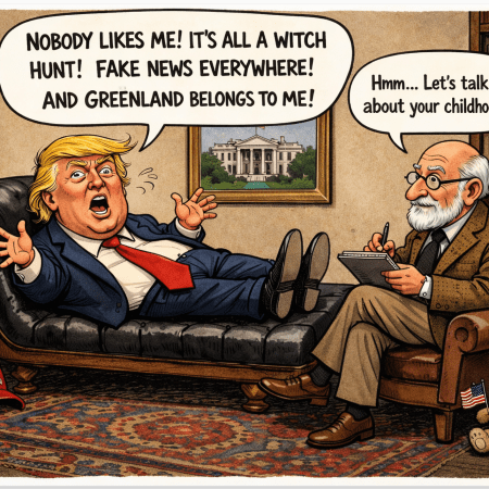 Donald Trump beim Psychiater - Glarean Magazin