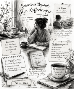 Literaturwettbewerb - Schreibwettbewerb Stelling Verlag - Beim Kaffeetrinken - Frauen - Glarean Magazin Literaturwettbewerb - Schreibwettbewerb Stelling Verlag - Beim Kaffeetrinken - Frauen - Glarean Magazin
