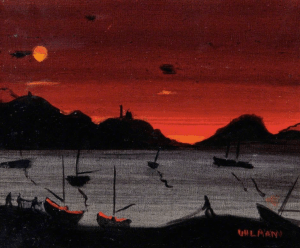 Fred Uhlman - Die Boote - Öl-Gemälde - Glarean Magazin